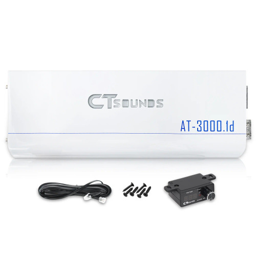 CT Sounds ATv2-3000.1D 3000W RMS Monoblock Car Audio Amplifier