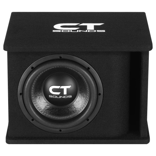 CT Sounds TROPO-1X10D2 Single 10” 650W RMS Loaded Tropo Series Ported Car Subwoofer Box