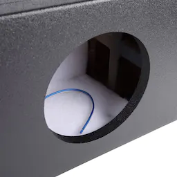 Skar Audio AR1X10V-SPL Single 10" 'SPL Series' Armor Coated Ported Subwoofer Enclosure