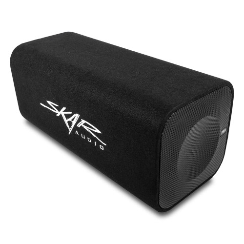 Skar Audio SK12TBV Single 12" 400W RMS  Loaded Vented Subwoofer Enclosure Tube