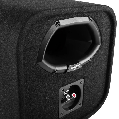 Skar Audio SK12TBV Single 12" 400W RMS  Loaded Vented Subwoofer Enclosure Tube