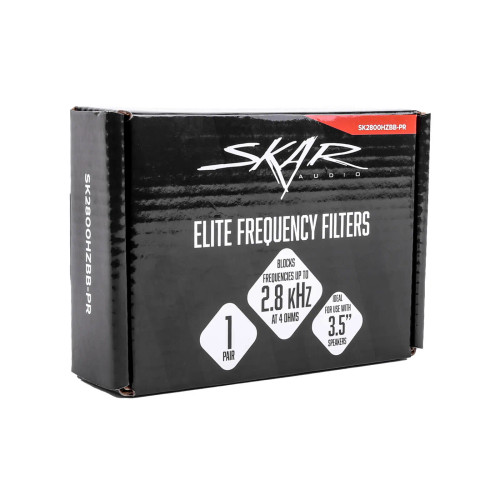 Skar Audio SK2800HZBB-PR Frequency Filters - Eliminates 0-2.8 kHz at 4 Ohms (Pair)