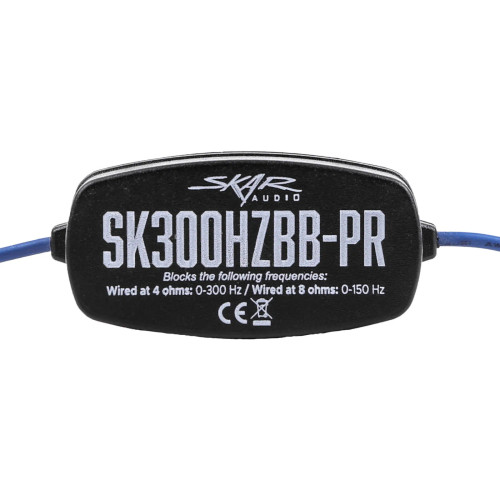Skar Audio SK300HZBB-PR Frequency Filters - Eliminates 0-300 Hz at 4 Ohms (Pair)