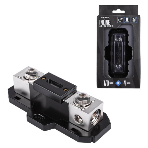 Skar Audio SK-INLINE-FUSEANL200 1/0 or 4 Gauge Inline ANL Fuse Holder with 200 Amp ANL Fuse