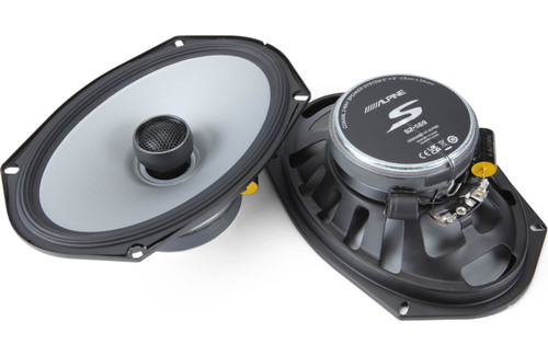 Alpine S2-S69 Next-Generation S-Series 6x9" 85W RMS Coaxial 2-Way Speakers