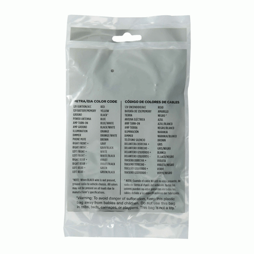 Metra 72-8109 Speaker Wiring Harnesses for Select 2018-Up Toyota Vehicles