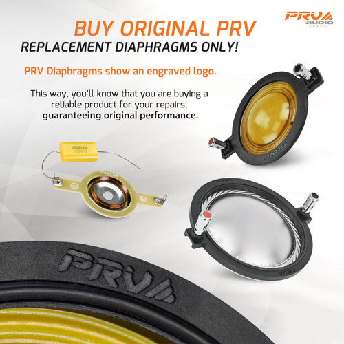 PRV Audio RPD2500Py Replacement Diaphragm for the D2500Py and WG2500Py SLIM