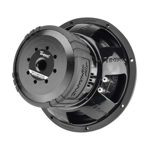 Timpano TPT-T1500-12 D4 12" 800W RMS Car Audio Subwoofer - Dual 4 Ohm