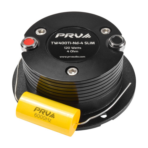 PRV Audio TW400Ti-Nd-4 SLIM 1" Bullet Super Tweeter 60W RMS - 4 Ohms (Pair)