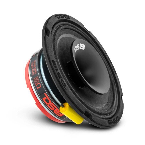 DS18 PRO-HY6MSL 6.5" 150W RMS Shallow Hybrid Mid-Range Loudspeaker w/ Built-in Driver - 8 Ohm