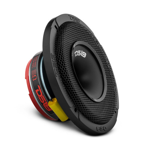 DS18 PRO-HY6MSL 6.5" 150W RMS Shallow Hybrid Mid-Range Loudspeaker w/ Built-in Driver - 8 Ohm