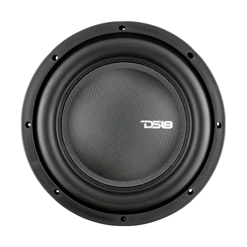 DS18 IXS10.2D 10" 600W RMS Shallow Mount Car Subwoofer - Dual 2 Ohm