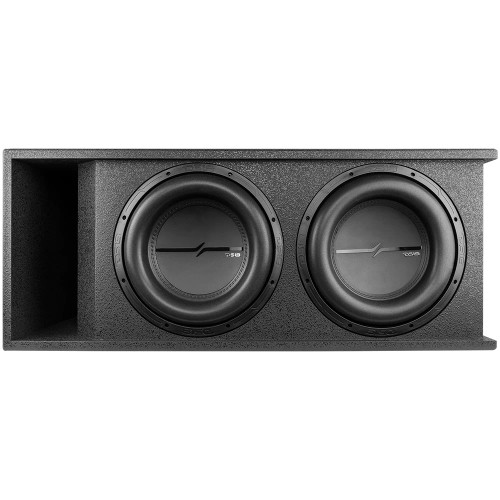 DS18 ZXI-212LD.RG Dual 12" Loaded Subwoofer Ported Rugged Armored Enclosure With ZXI12.4D 2000W RMS
