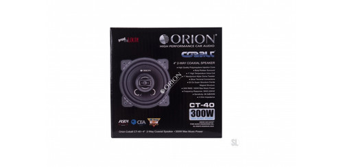 Orion Cobalt CT-40 4" 30W RMS 2-Way Coaxial Speakers (Pair)