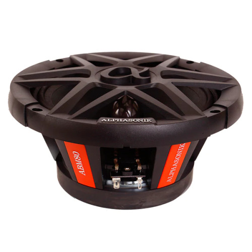 Alphasonik ABM80 8" 200W RMS Midrange Speakers - 4 Ohm (Pair)