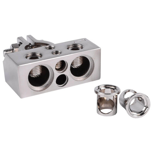 Skar Audio SK-BATTERMS1 2 x 0/4 Gauge and 2 x 8/10 Gauge (+/-) Top Post Heavy Duty Positive and Negative Battery Terminals
