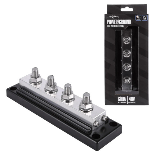 Skar Audio SK-BUSBAR600 600A Power/Ground Distribution Busbar