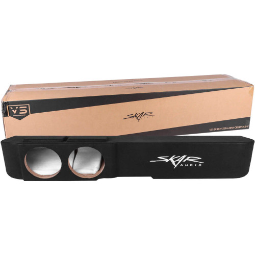 Skar Audio Dual 8" Ported Subwoofer Enclosure for 2014-2018 Chevy Silverado & GMC Sierra Crew Cab 