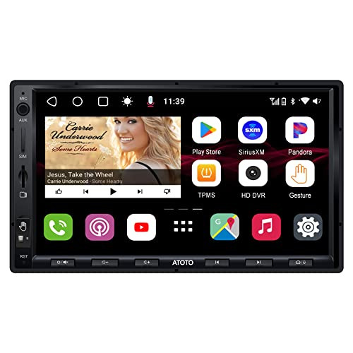 Atoto S8 Ultra 7" Double-Din in-Dash Car Stereo with Navigation and Wireless CarPlay/ Android Auto
