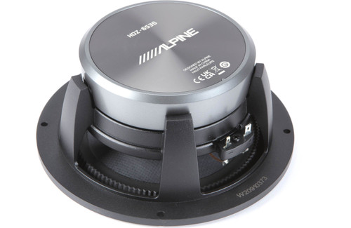 Alpine Status HDZ-653S Hi-Res 6.5” 100W RMS 3-Way Slim-Fit Component Speaker Set