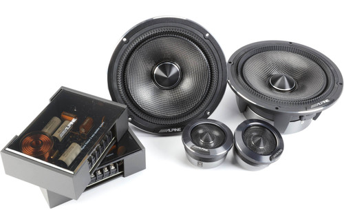 Alpine Status HDZ-65C Hi-Res 6.5” 100W RMS 2-Way Component Speaker Set