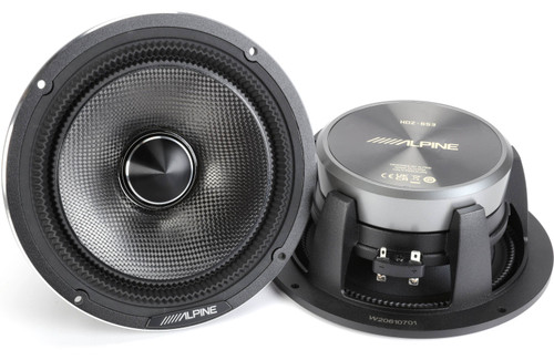 Alpine Status HDZ-65C Hi-Res 6.5” 100W RMS 2-Way Component Speaker Set