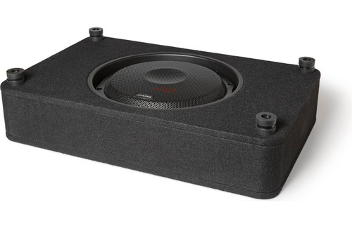 Alpine RS-SB12 Single 12” 600W RMS R-Series Shallow Preloaded Subwoofer Enclosure