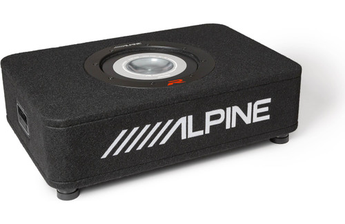 Alpine RS-SB10 Single 10” 600W RMS R-Series Shallow Preloaded Subwoofer Enclosure