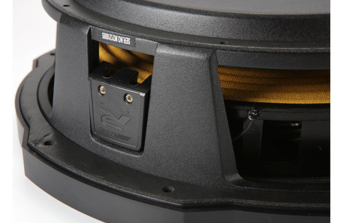 Alpine RS-W12D4 12" 600W RMS R-Series Shallow Subwoofer - Dual 4 Ohm 