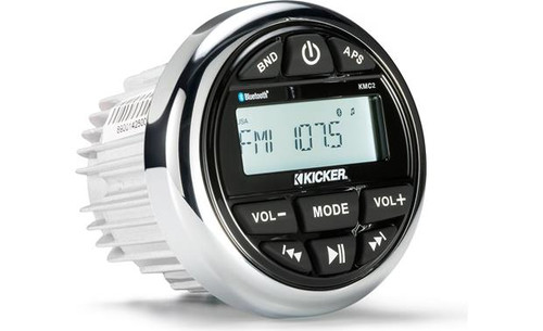 Kicker KMC2 Marine Digital Media Receiver with Built-in Bluetooth
