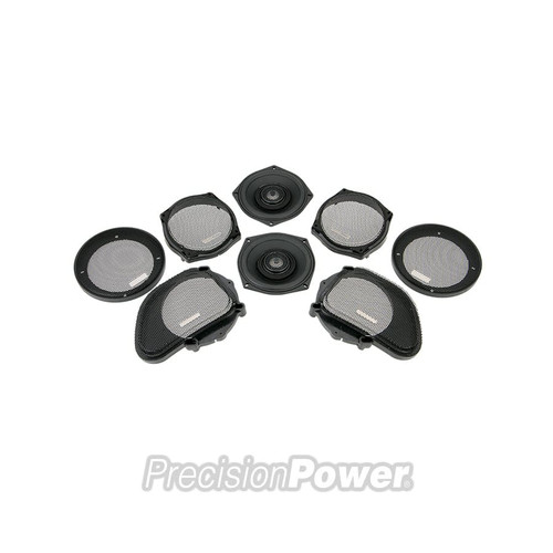 Precision Power HD13.522 5.25" Fairing Speaker Upgrade Kit for 1998-2013 Harley-Davidson Touring Models - 2 Ohms