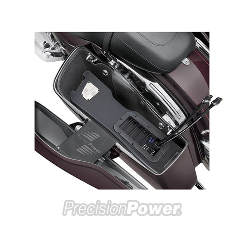 Precision Power HD14.SBWR Right Powered Saddlebag Subwoofer Fits 2014+ Harley Davidson Touring Models (Sold Individually) 