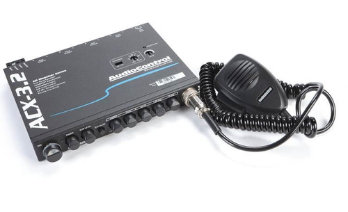 AudioControl ACX-3.2 In-Dash All-Weather EQ & Crossover w/Paging Mic - Black