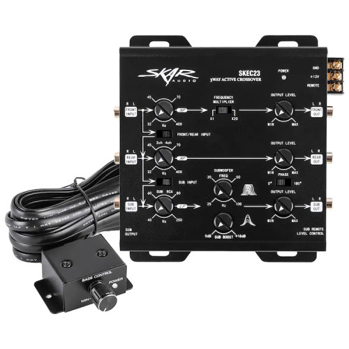 Skar Audio SKEC23 3-Way 6-Channel Electronic Crossover
