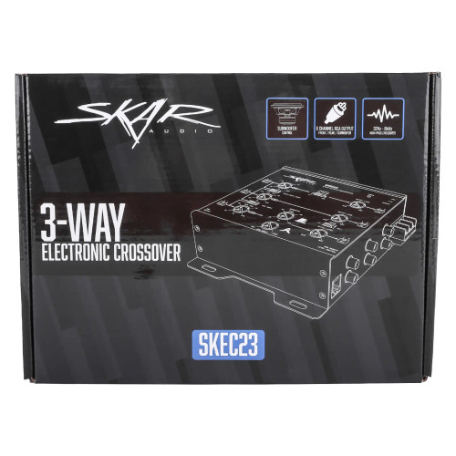 Skar Audio SKEC23 3-Way 6-Channel Electronic Crossover