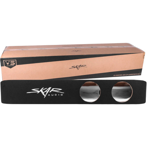 Skar Audio Dual 8" Ported Subwoofer Enclosure for 2015-Up Ford F-150 Super Crew Cab