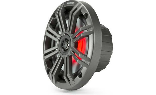 Kicker 45KM654L 6-1/2" 65W RMS 2-Way Marine Speakers with LED Lighting