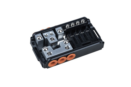 Memphis Audio DBLOCKPGM Marine Grade Distribution Block with Fuse Protection 