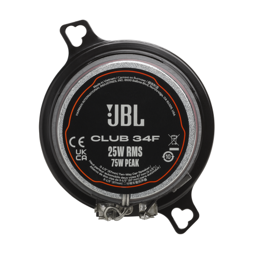 JBL Club 34F Club Series 3-1/2" 25W RMS 2-Way Car Speakers