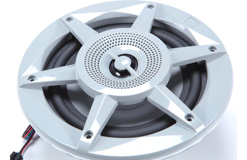 JBL Stadium Marine 62 6-1/2" 100W RMS 2-Way Marine Speakers with Built-in RGB LED Lights - Gray