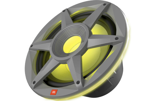 JBL Stadium Marine 102 10" 300W RMS Subwoofer with Built-in RGB LED Lighting - Gray