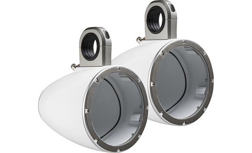 Kicker 43KMTES8 Dual 8" Unloaded Tower Enclosures - White