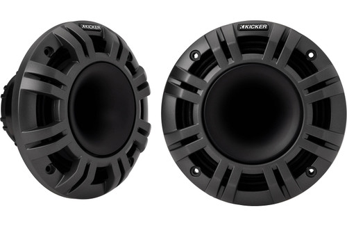 Kicker 48KMXL654 6-1/2"150W RMS Marine Coaxial Speakers with Grilles