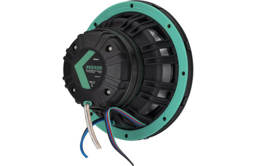 Kicker 48KMXL654 6-1/2"150W RMS Marine Coaxial Speakers with Grilles