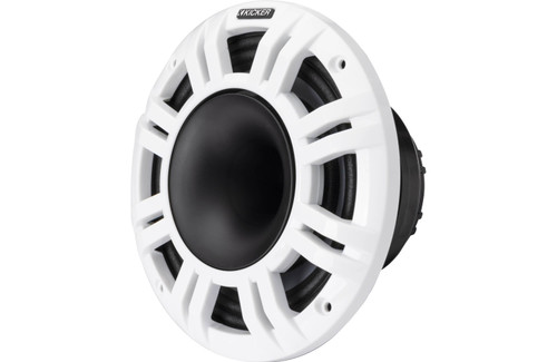 Kicker 48KMXL84 8" 250W RMS Marine Coaxial Speakers with Grilles