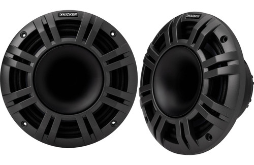 Kicker 48KMXL84 8" 250W RMS Marine Coaxial Speakers with Grilles