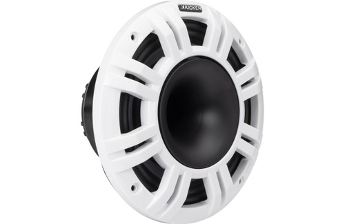 Kicker 48KMXL84 8" 250W RMS Marine Coaxial Speakers with Grilles