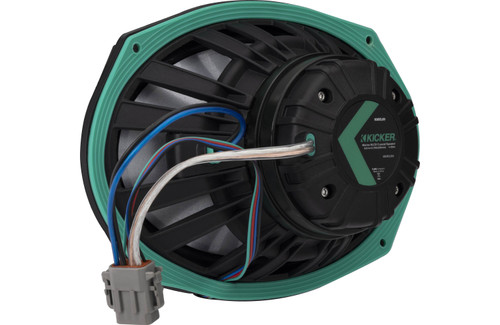 Kicker 48KMXL694 6X9" 150W RMS Marine Coaxial Speakers with Grilles