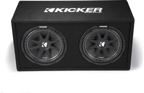 Kicker 43DC122 Comp Dual 12" 300W RMS Ported Enclosure 