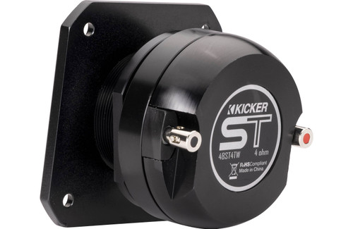 Kicker 49ST4TW ST Series Single 1-1/2" 50W RMS Aluminum Dome Bullet Tweeter